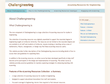 Tablet Screenshot of challengineering.com